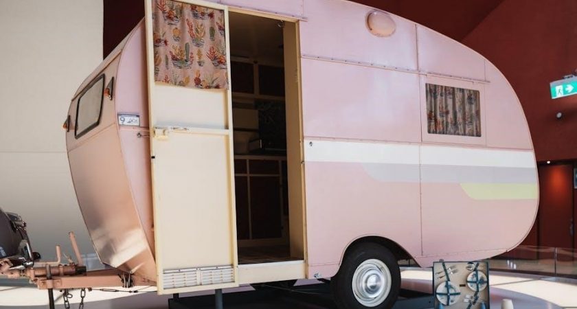 glass guide for static caravans